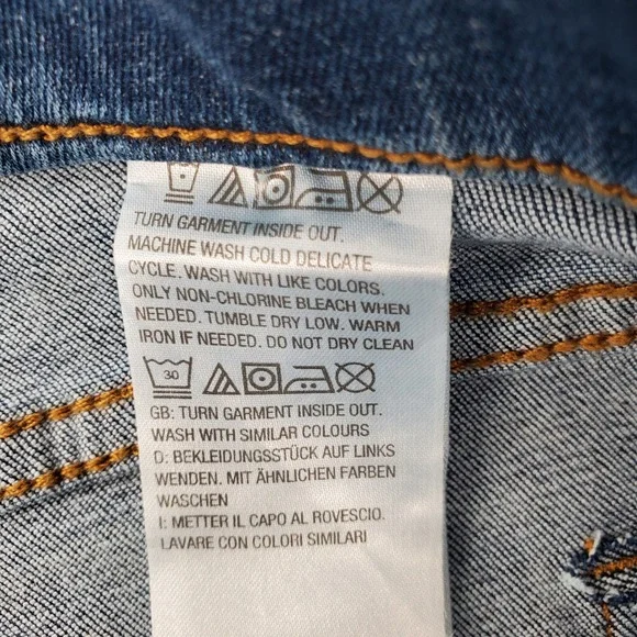 Denim & Co Canyon Retreat Pull On Slim Easy Stretch Denim Jean Womens 18WP - Picture 6 of 9